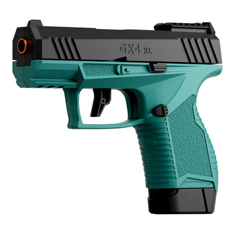 Pistol de jucarie GX4 cu Ejectie, Vivimall, de Explozie de buzunar, Makara BLOWBACK, Gloante Moi pentru Copii, 15 x 13 x 3.5 cm, Negru Verde - vivimall.ro