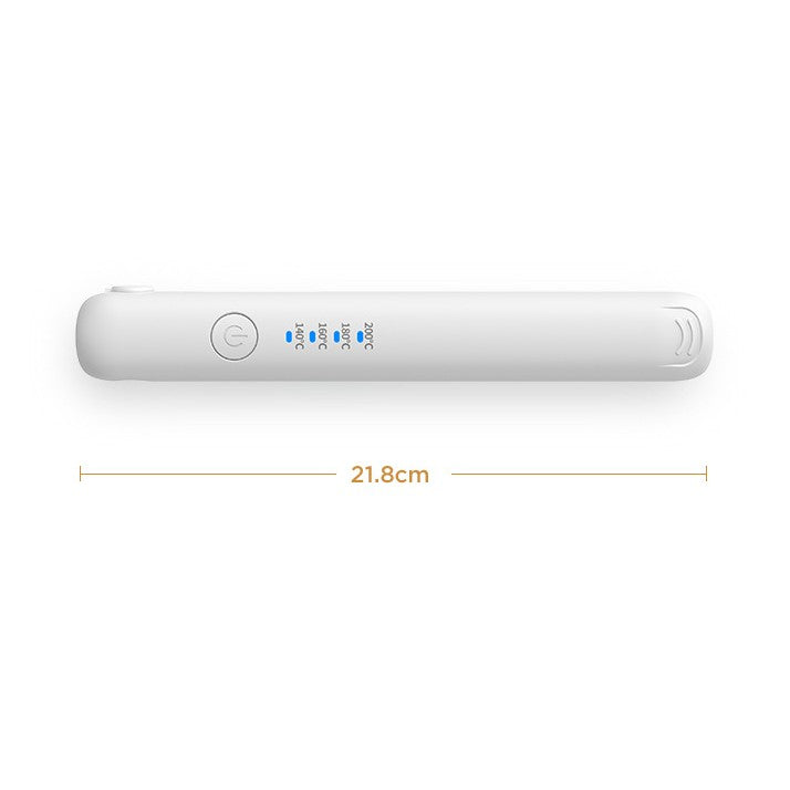 Безжична преса за коса, адаптер тип C, напрежение 5V, капацитет на батерията 3000 Mah, изправяне, къдрене, 4 температурни настройки, 0,1 см