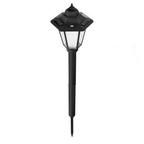 Lampa Solara Hexagonala De Gradina, Alb Cald - vivimall.ro