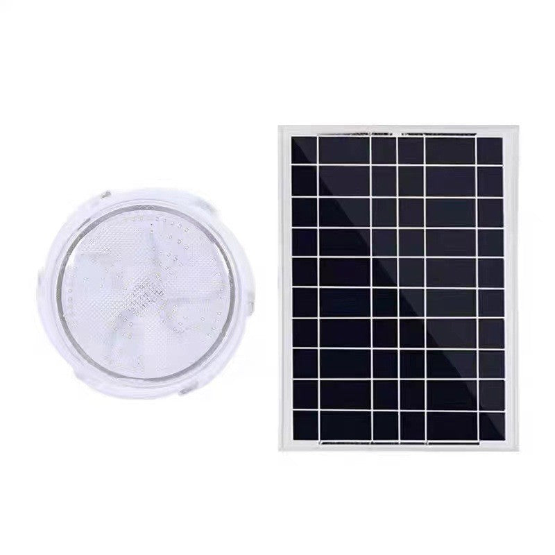 Plafoniera Solara, 30W, Diametru 145Mm, Cu Telecomanda, Lungime Prelungitor 4.6 M, Alb Rece - vivimall.ro