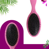Pieptene cu Perna de Aer pentru Par, Flippy, Plastic ABS+Nylon, 22x7 cm, Roz - vivimall.ro
