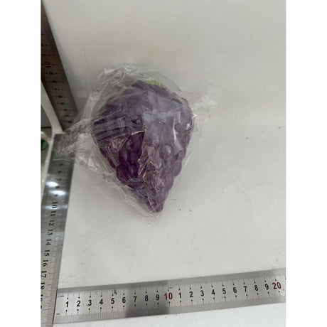 Cutie de depozitare si pastrare a alimentelor, Plastic, Vivimall, Model Strugure, 10x10x13.5 cm, Mov - vivimall.ro