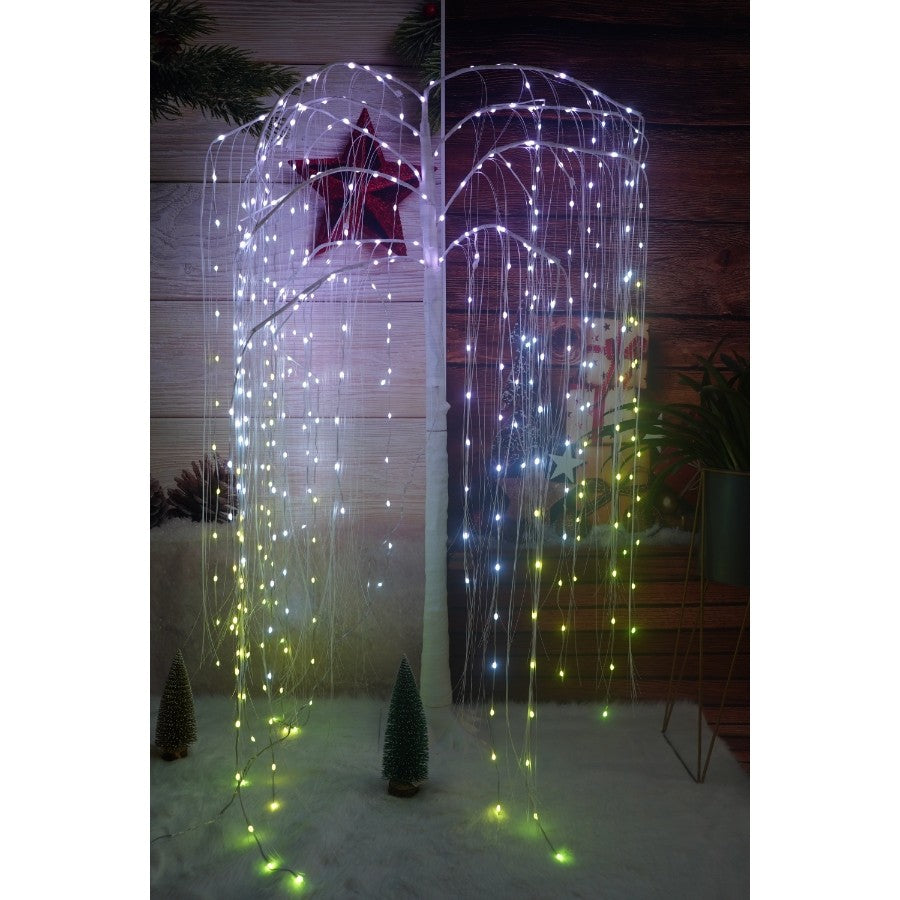Pom decorativ cu leduri, Vivimall, tip salcie, 400 Led, 2.1 M - vivimall.ro