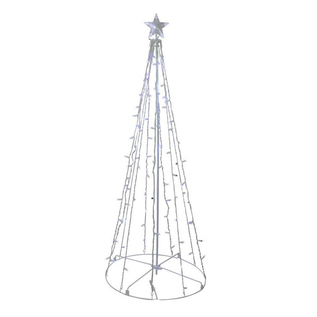 Pom luminos decorativ, Vivimall, 480 Led, lumina colorata+flash, 1.8 M - vivimall.ro