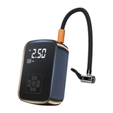 Pompa De Aer Wireless, Portabilă, 150 PSI, Pentru Anvelope Și Mingi, Baterie 2000 mAh, Afișaj Digital, 12,7 x 8,5 cm, Negru - vivimall.ro