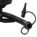 Pompa manuala pentru umflat obiecte gonflabile , colace , saltele , cu 3 adaptori pentru interconectare si furtun, negru, Vivimall - vivimall.ro
