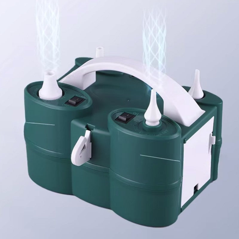 Електрическа помпа за балони, с два изхода, 220V, мощност 600W, аксесоари за партита