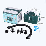 Pompa Electrica De Umflat Baloane, Cu Doua Iesiri, Accesorii Incluse, 220V, Putere 600W, Accesorii Petrecere