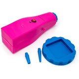 Pompa Electrica Pentru Umflat Baloane, din Plastic, Conectare la Retea, 10.5 x 10.5 x 21 cm, Portabila, Roz - vivimall.ro