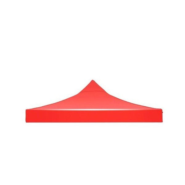Prelata,copertina pentru acoperis cort tip pavilion Vivimall, 3 x 3 m , impermeabila, invelis din material textil oxfort 700D, cauciucat Rosu, Resigilat - vivimall.ro