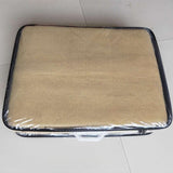 Prelata de soare/ Copertina de tip parasolar, triunghiulara, 4x4x4 m, galbena - vivimall.ro