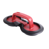 Presa dubla pentru hamburgeri 2 in 1, forma si presa, cu maner, material ABS, 20x10 cm, 140 g, negru, Resigilat - vivimall.ro