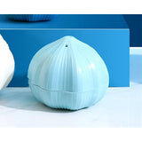 Presa Manuala Pentru Usturoi, Model Usturoi, 7 X 7.5 Cm, Din Plastic, Albastru Deschis - vivimall.ro