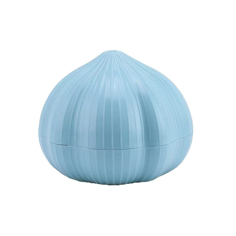 Presa Manuala Pentru Usturoi, Model Usturoi, 7 X 7.5 Cm, Din Plastic, Albastru Deschis - vivimall.ro
