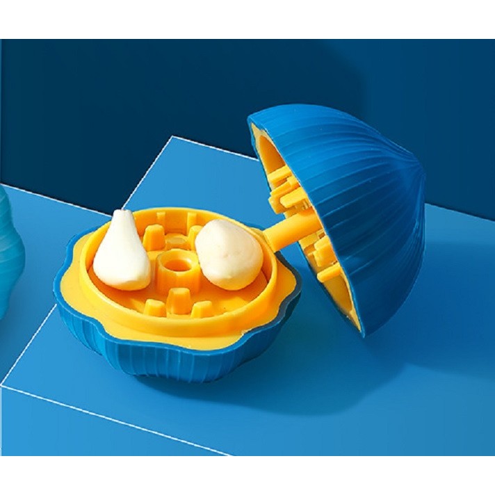 Presa Manuala Pentru Usturoi, Model Usturoi, 7 X 7.5 Cm, Din Plastic, Albastru Inchis - vivimall.ro