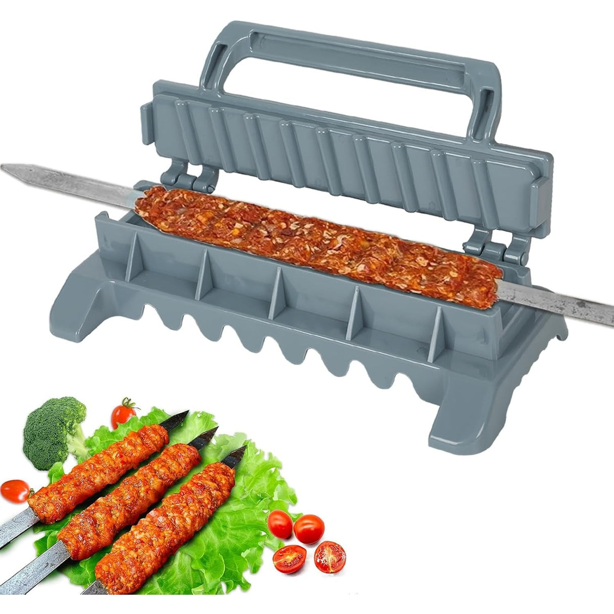 Presă carne pentru kebab, cu mâner ergonomic | KebabForm - vivimall.ro