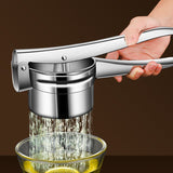 Presa Storcator Pentru Fructe Si Legume, Zdrobitor Manual, Inox, 3 Discuri Interschimbabile, Usor De Stors Si De Curatat, Ergonomic, 26.5 X 9.8 X 9.5 Cm Argintiu - vivimall.ro
