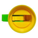 Desfacator Doze, Vivimall, din ABS, 10.7 x 8 cm, Manual, Galben/Verde - vivimall.ro