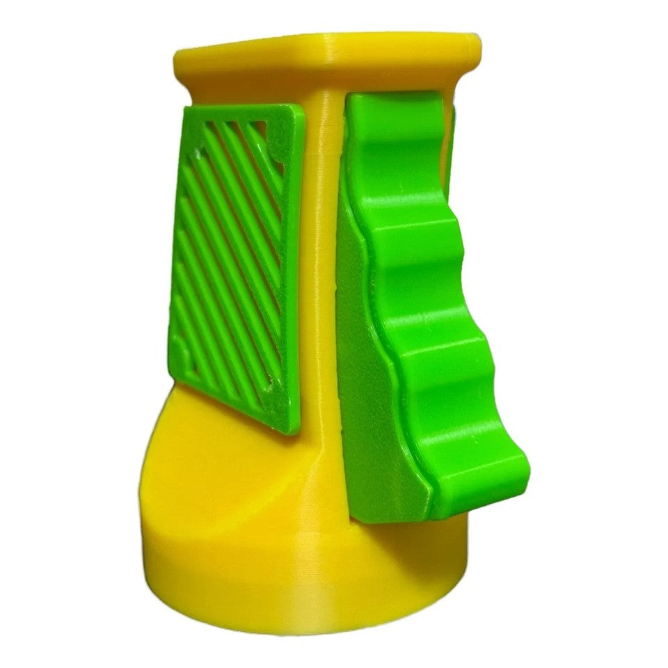 Desfacator Doze, Vivimall, din ABS, 10.7 x 8 cm, Manual, Galben/Verde - vivimall.ro