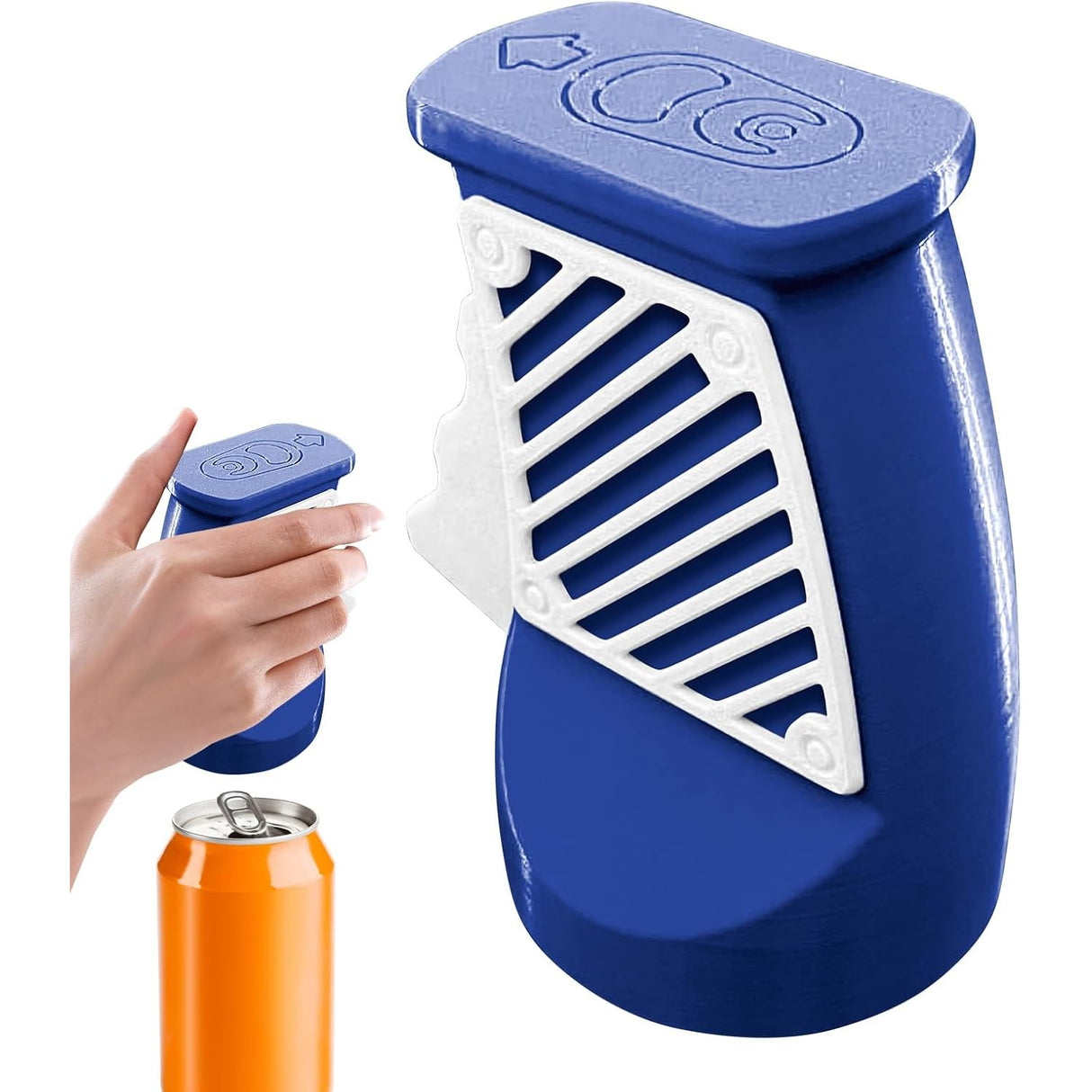 Desfacator Doze, Vivimall, din ABS, 10.7 x 8 cm, Manual, Albastru Inchis/Alb - vivimall.ro