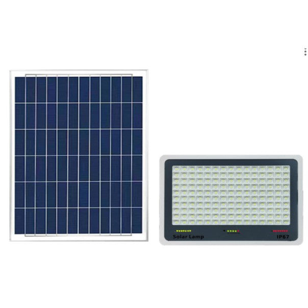 LED прожектор със соларен панел 216 светодиода | EcoLumen 2