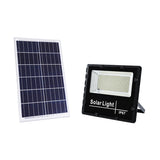 Proiector LED SMD 25W cu incarcare solara Vivimall, panou solar, cu telecomanda, suport prindere, material ABS, 1.2AH, 44 LED-uri, 79Lm, 13x13.5 cm, negru - vivimall.ro