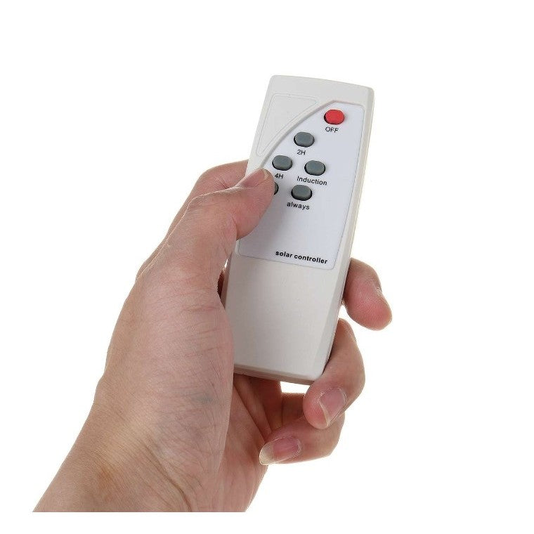 Proiector LED SMD 45W cu incarcare solara Vivimall, panou solar, cu telecomanda, suport prindere, material ABS, 1.5AH, 170 LED-uri, 133Lm, 13.1x14.5 cm, negru - vivimall.ro