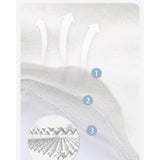 Prosop Absorbant, Vivimall, din Bumbac, pentru Bebelusi, 19x28 cm, Model Panda, Alb - vivimall.ro