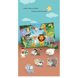 Puzzle pentru copii, jungla cu animale, 48 de piese - vivimall.ro