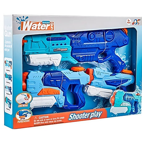Set 3 Pistoale Apa Marimi Mixte | H2OTrio - vivimall.ro