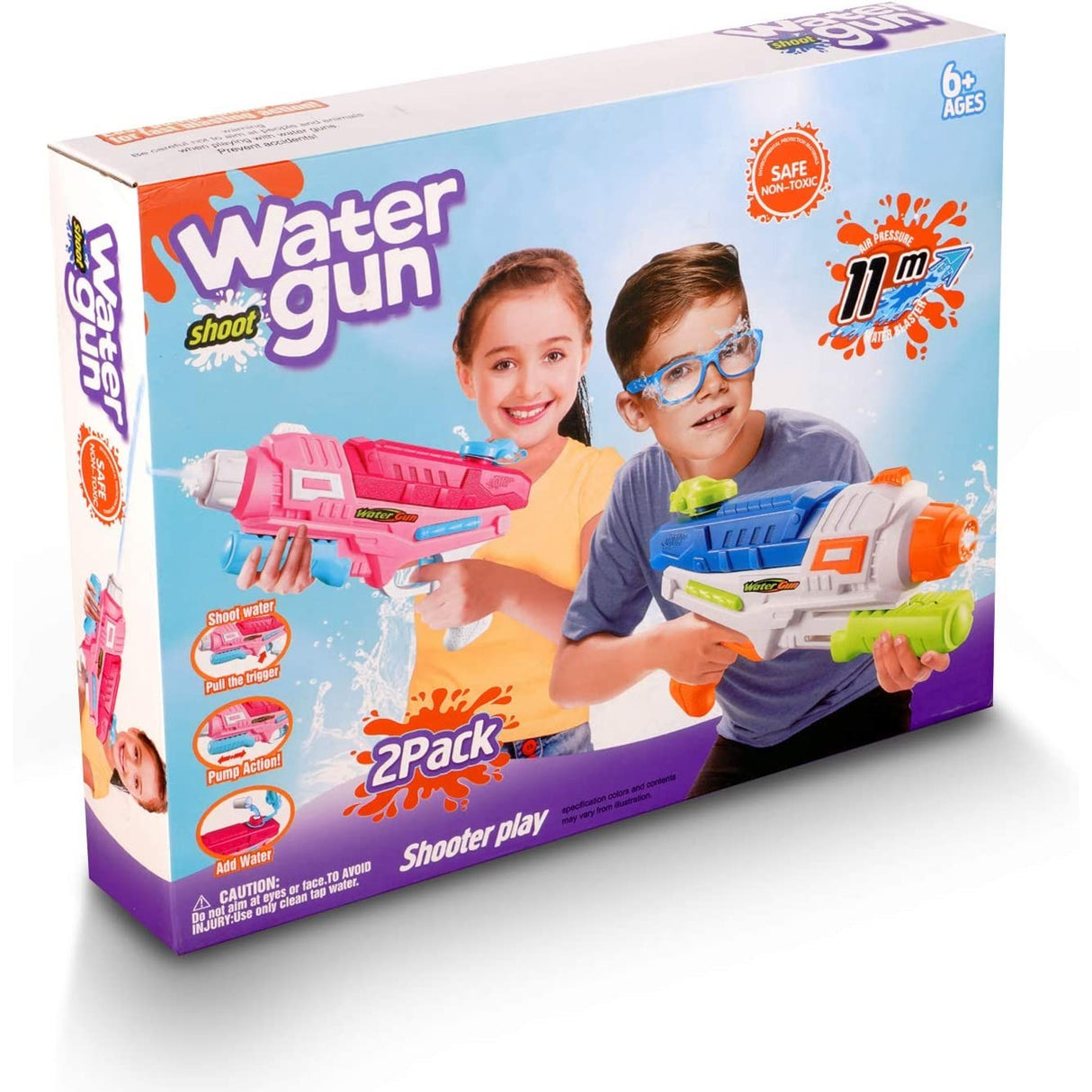 Set 2 Pistoale Apa 600ml | WaterBlitz - vivimall.ro