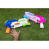 Set 2x Pistol cu Apa pentru Copii, Rezervor, Pentru Piscina/Plaja, Vivimall, 6ani+, Roz + Albastru, 1000 ML - vivimall.ro
