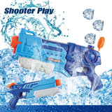 Pistol cu Apa pentru Copii, Rezervor, Pentru Piscina/Plaja, Vivimall, 6ani+,  Albastru, 990ML - vivimall.ro