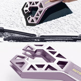 Racleta Auto pentru Zapada cu Doua Capete, Vivimall, Universala, Deszapezire Masina, cu Maner, Ergonomica, Detasabila, pentru Geamuri si Caroserie, Usor de Utilizat, 61x12.5 cm, Mov - vivimall.ro