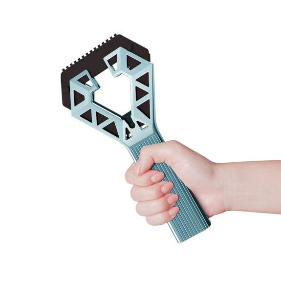 Racleta Auto pentru Zapada cu un Capat, Vivimall, Universala, Deszapezire Masina, cu Maner, Ergonomic, Detasabila, pentru Geamuri si Caroserie, Usor de Utilizat, 23.5x4.3 cm, Albastru - vivimall.ro