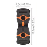 Racleta Multifunctionala pentru Curatare Sticla si Ceramica,- Design Ergonomic, Maner Anti-alunecare, Include 20 de Lame de Schimb, 12,5 x 4,5 cm, Portocaliu - vivimall.ro