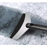 Racleta pentru Masina, Vivimall, pentru Deszapezire, din ABS si Otel Inoxidabil, 17 x 11 cm, Negru - vivimall.ro