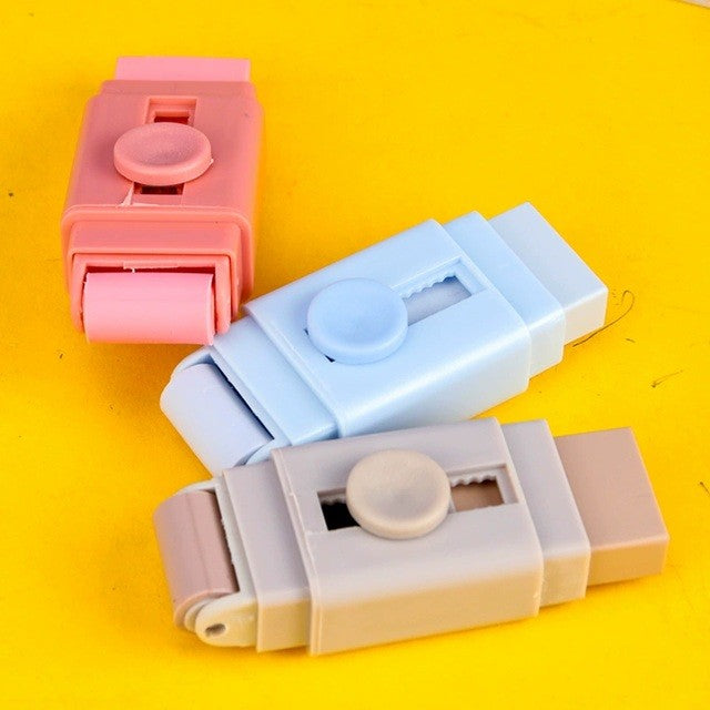 Radiera, Vivimall, cu 2 Rezerve, Reglare Pull-Push, din Cauciuc, Kaki - vivimall.ro