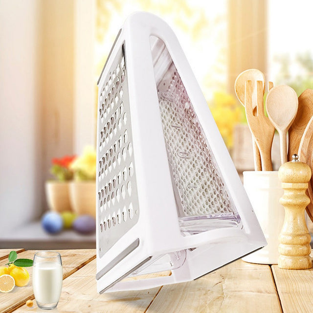 Razatoare inox cu colector alb | GrateMate - vivimall.ro