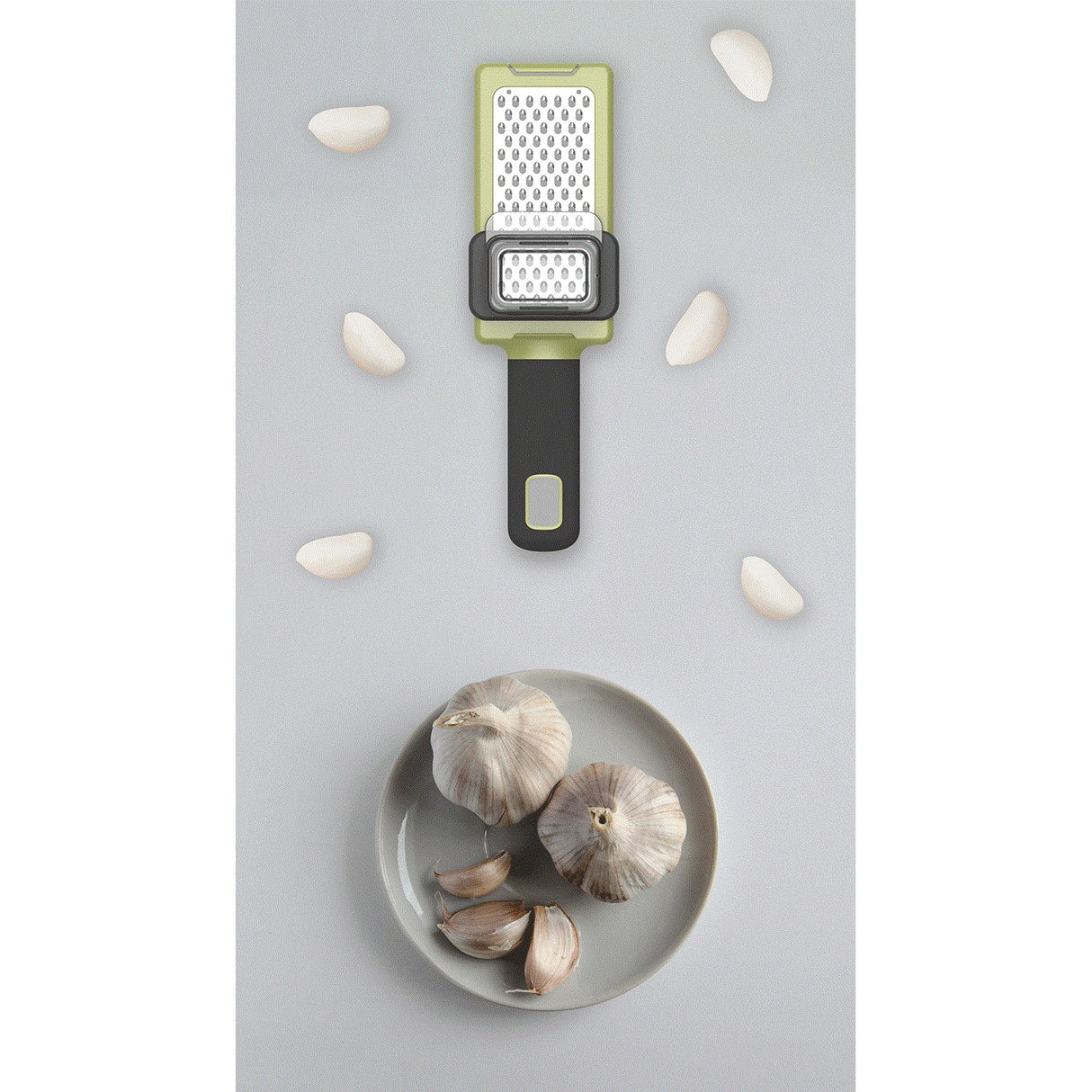 Razatoare multifunctionala verde gri inox | GraterGo - vivimall.ro
