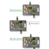 Razatoare multifunctionala verde gri inox | GraterGo - vivimall.ro