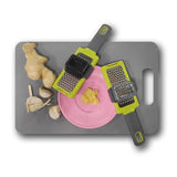 Razatoare multifunctionala verde gri inox | GraterGo - vivimall.ro