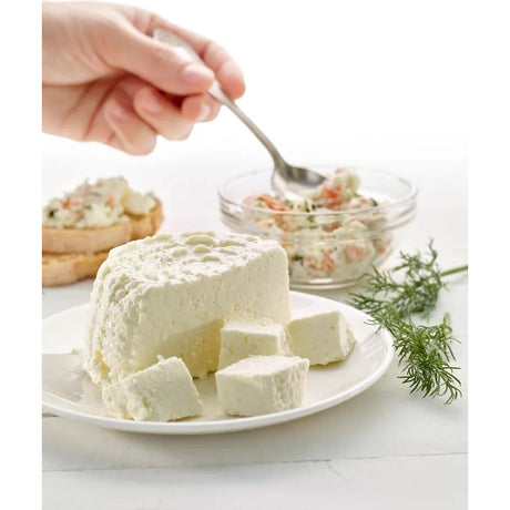 Recipient Pentru Preparat Branza, Capac De Silicon, Cheese Maker Din Plastic, Strecuratoare, 17X14.5X12.8 Cm - vivimall.ro