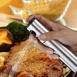 Pulverizator Ulei Spray, Material Otel Inoxidabil, Manual, 100 Ml, 17.7 X 4 Cm, Argintiu - vivimall.ro