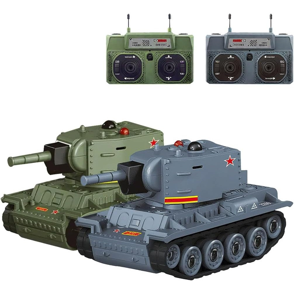 Mini Tanc cu Telecomanda, Vivimall, Wireless, 4 x 8 x 4 cm, cu Infrarosu, Verde - vivimall.ro
