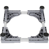 Suport Universal Reglabil, Flippy, pentru Frigider, Masina de Spalat, Uscator, Ajustabil, 4 Picioare, Antiderapant, Gri - vivimall.ro