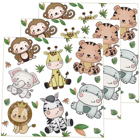 Комплект от 20 салфетки за маса Jungle | JungleJoy