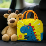 Жълта изолирана чанта с щампа на динозавър | HappyTote 6