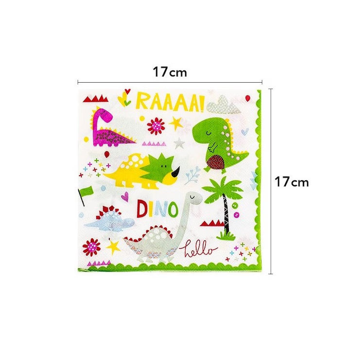 Set 20 Servetele De Masa Dino Park | RexParty