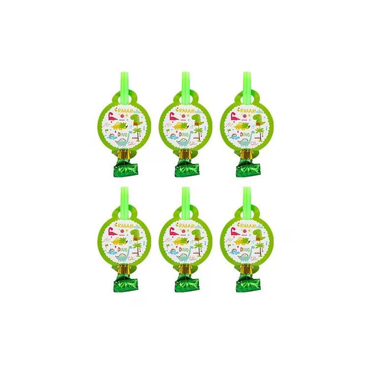 Set 6 Suflatori Colectia Dino Park | DinoBlow
